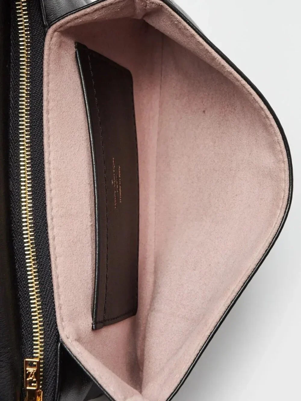 Louis Vuitton Black Monogram Embossed Lambskin Leather Coussin Pochette Bag